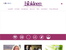 Tablet Screenshot of biokleenhome.com